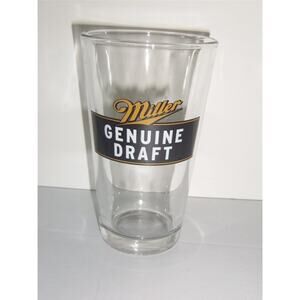 Miller Genuine Draft Beer Glass Barware -021307
